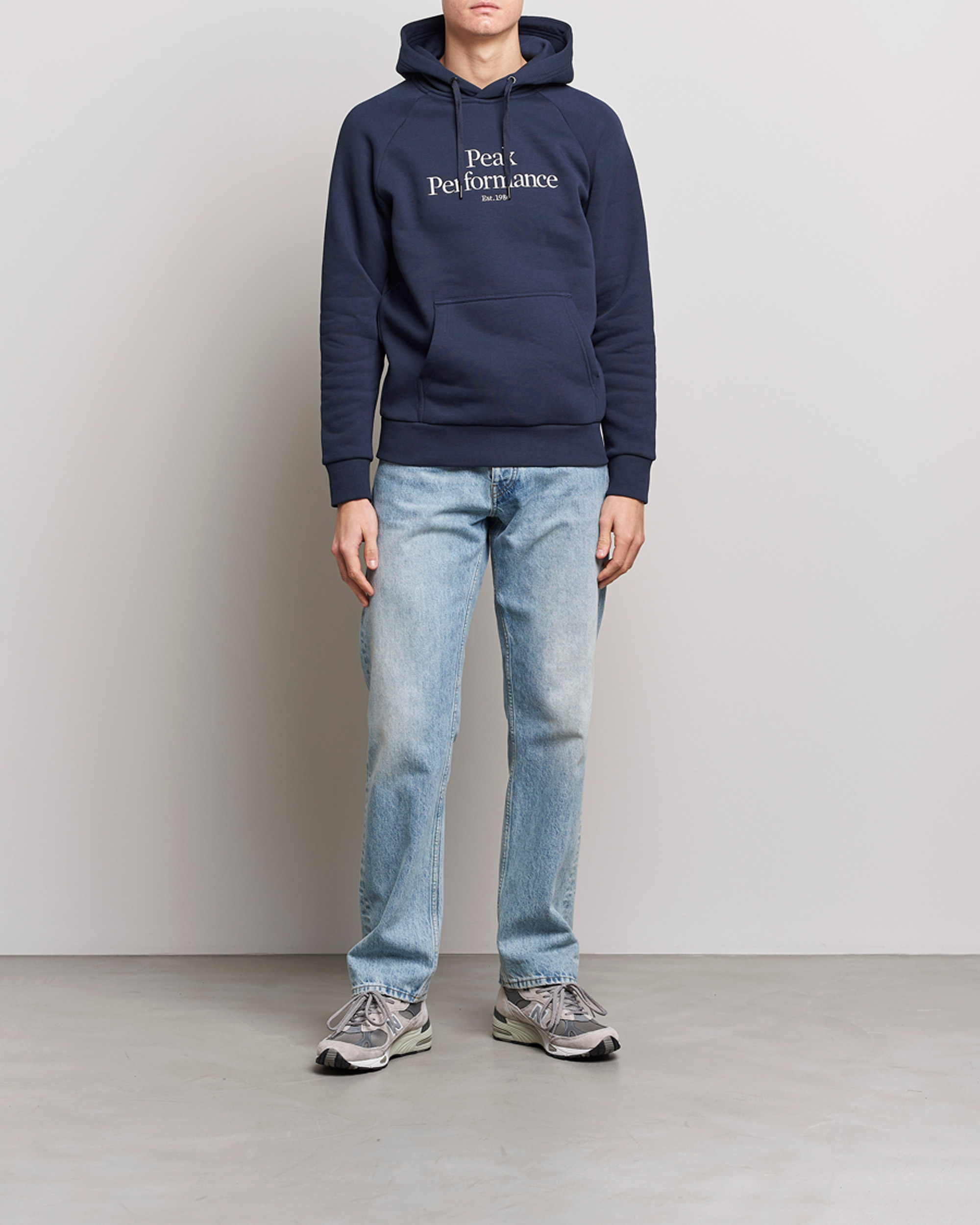 Homme | Pulls Et Tricots | Peak Performance | Original Logo Hoodie Blue Shadow