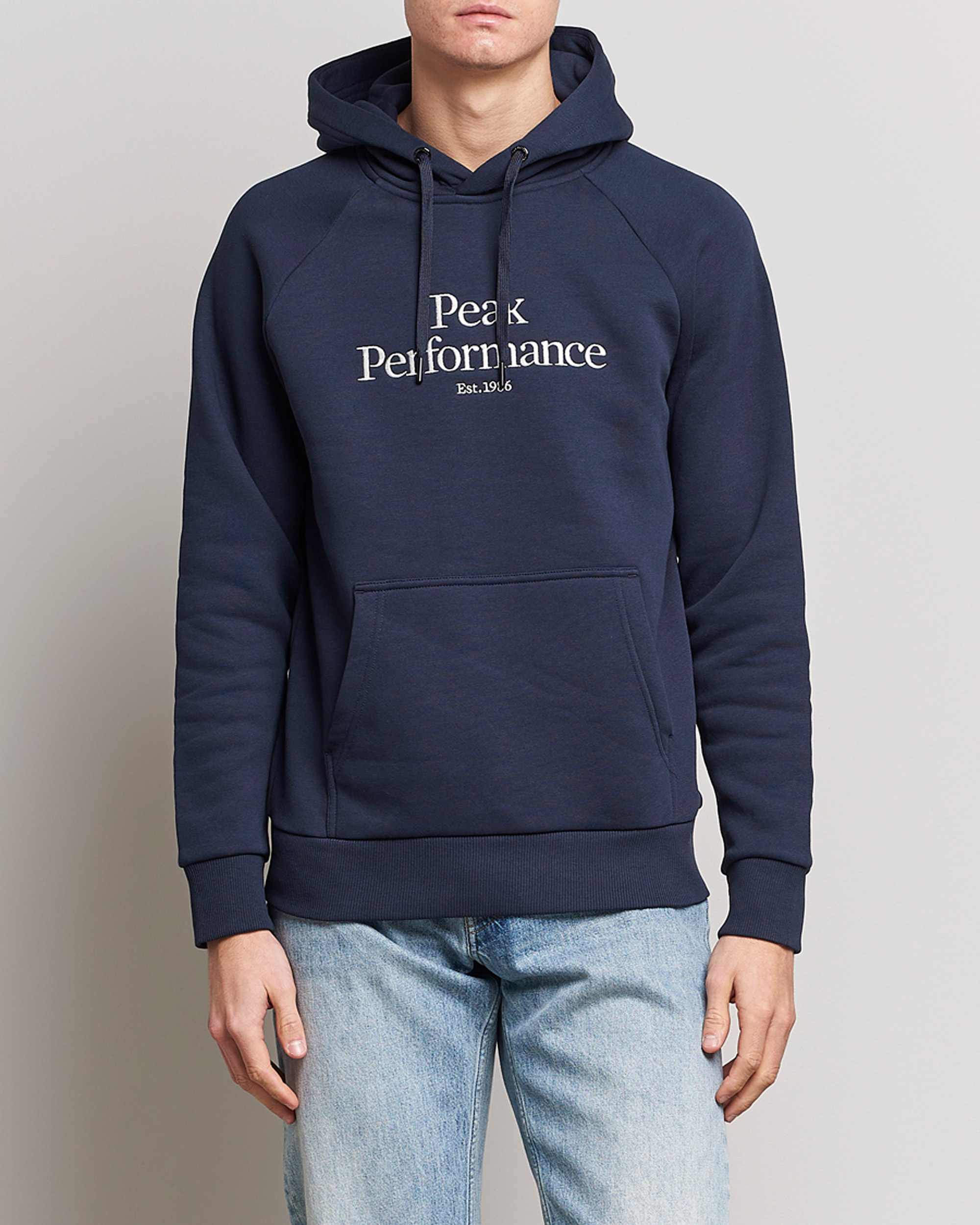 Homme | Pulls Et Tricots | Peak Performance | Original Logo Hoodie Blue Shadow