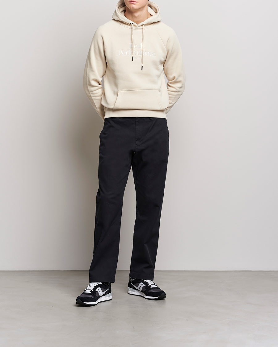 Homme | Pulls Et Tricots | Peak Performance | Original Logo Hoodie Sand Fog
