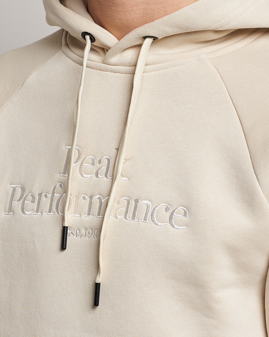 Homme | Pulls Et Tricots | Peak Performance | Original Logo Hoodie Sand Fog