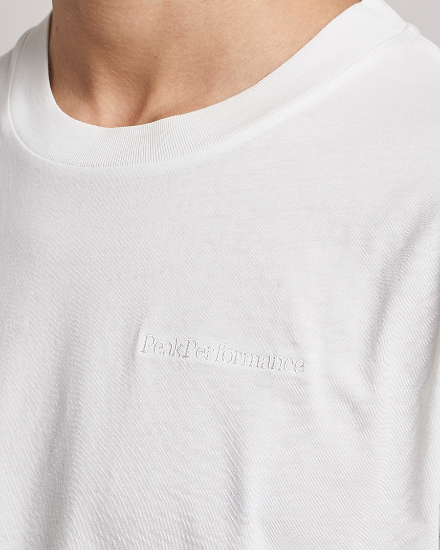Homme | T-shirts | Peak Performance | Original Logo Crew Neck T-Shirt Off White
