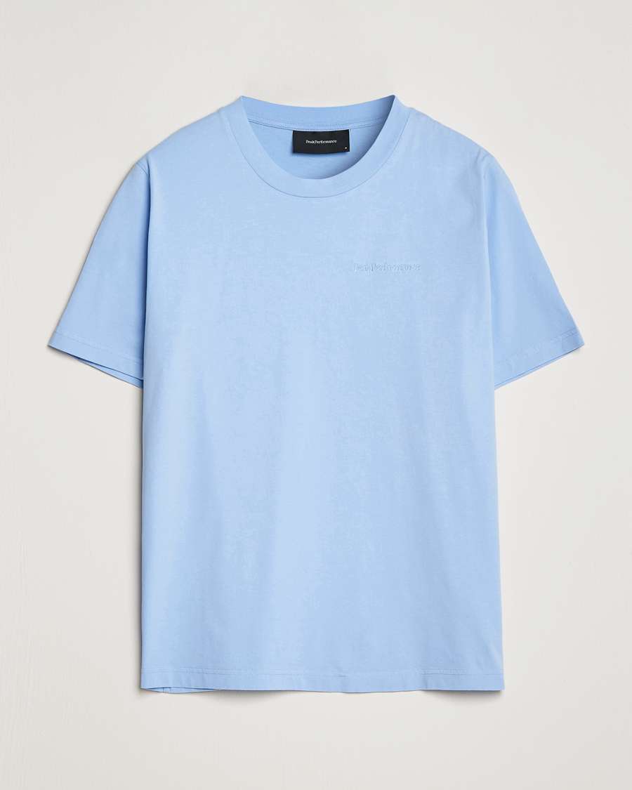 Homme | T-shirts | Peak Performance | Original Small Logo Tee Amity Blue