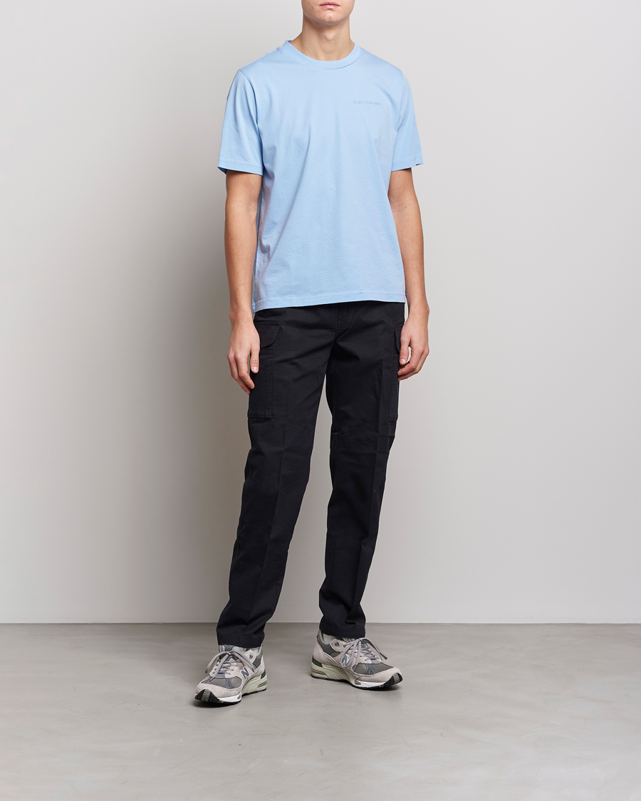 Homme | T-shirts | Peak Performance | Original Small Logo Tee Amity Blue