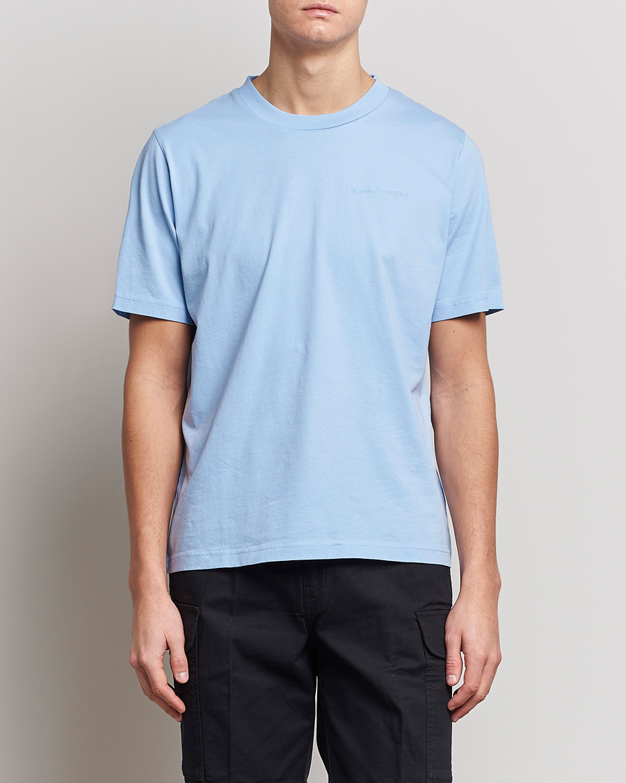 Homme | T-shirts | Peak Performance | Original Small Logo Tee Amity Blue