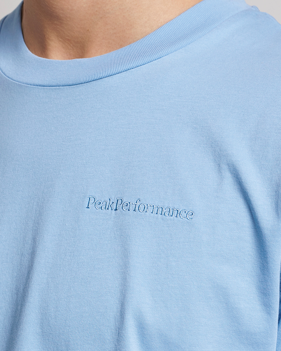 Homme | T-shirts | Peak Performance | Original Small Logo Tee Amity Blue