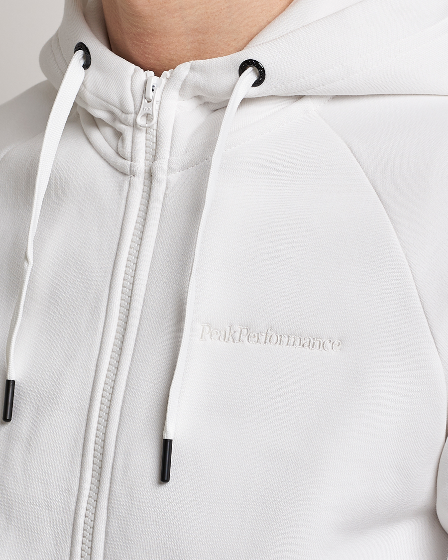 Homme | Pulls Et Tricots | Peak Performance | Original Small Logo Full Zip Off White