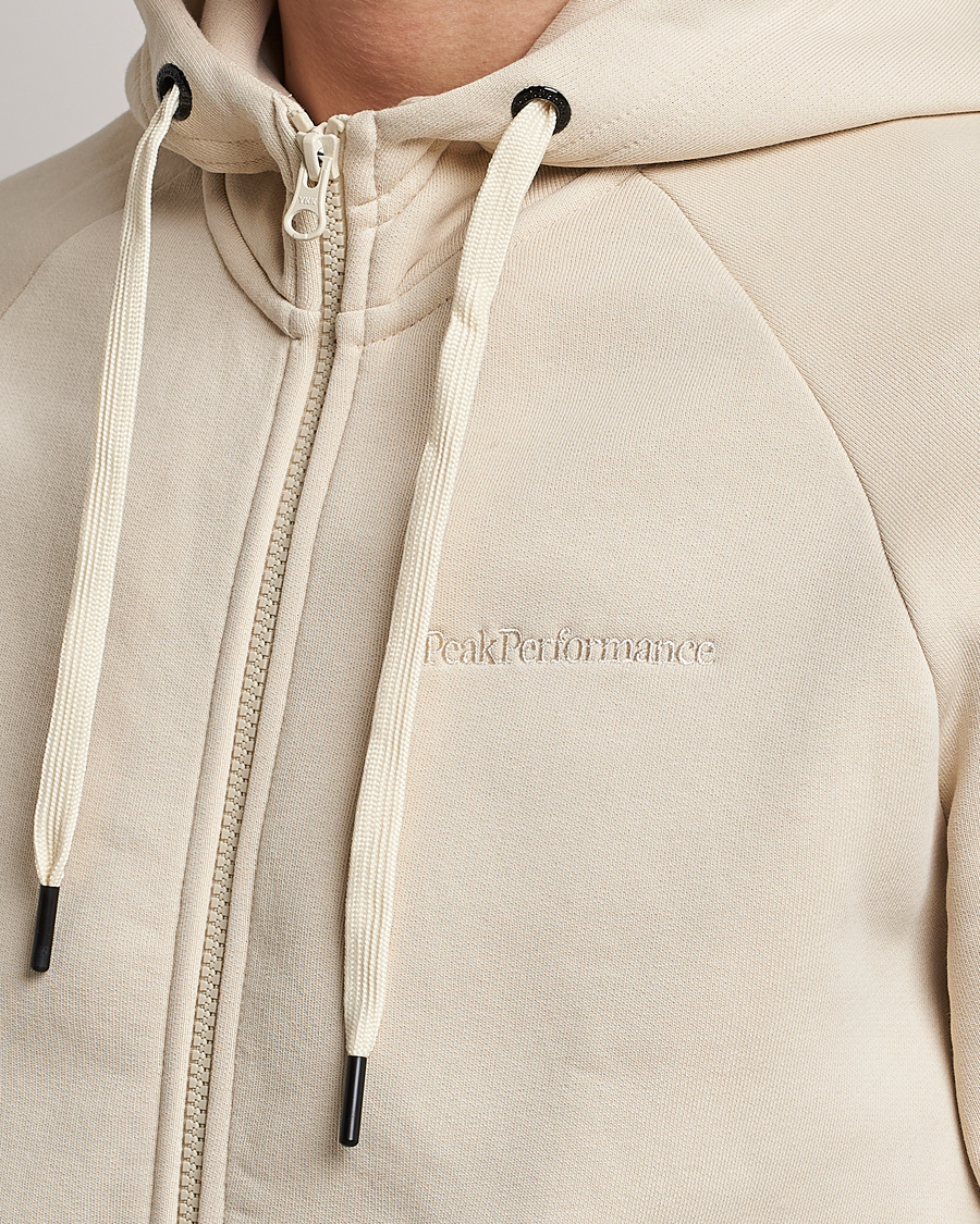 Homme | Pulls Et Tricots | Peak Performance | Original Small Logo Full Zip Sand Fog