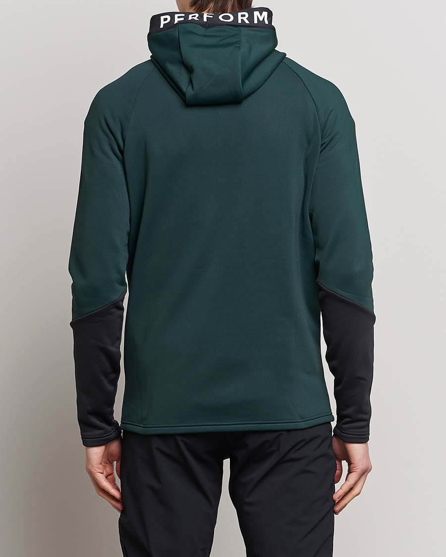 Homme | Pulls Et Tricots | Peak Performance | Rider Zip Hood Fleece Scarab Green/Black