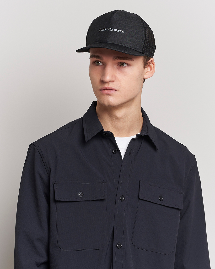 Homme | Peak Performance Trucker Cap Black | Peak Performance | Trucker Cap Black