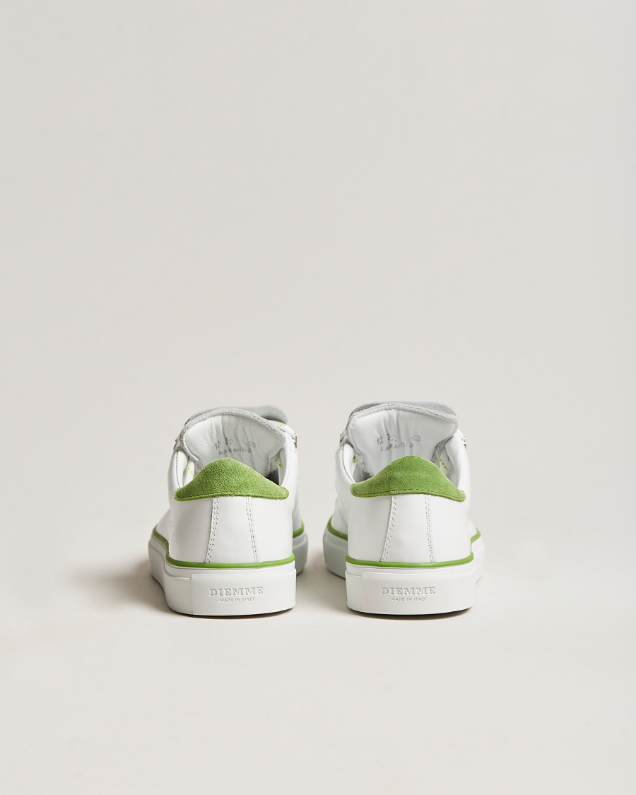 Homme | Diemme Marostica Low Sneaker White Nappa Lime | Diemme | Marostica Low Sneaker White Nappa Lime