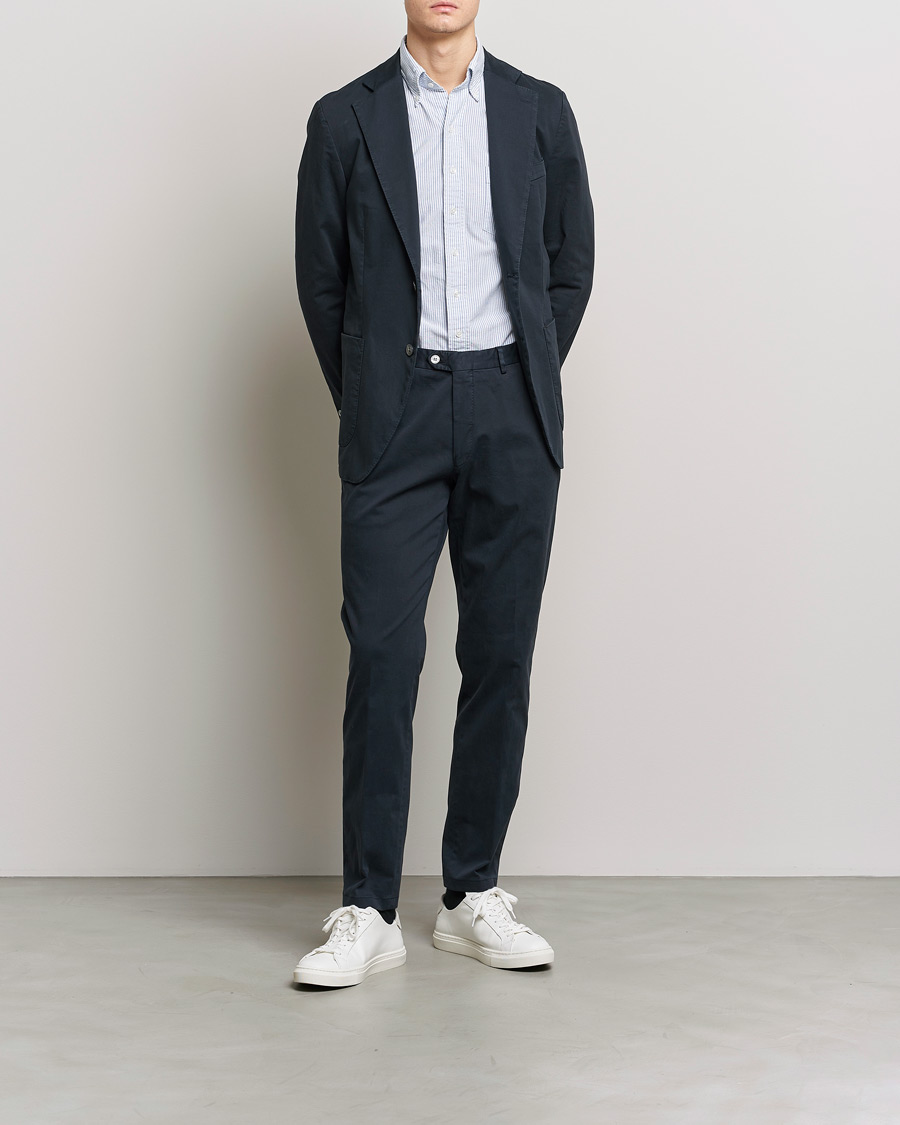 Homme | Blazers | Oscar Jacobson | Egel Cotton Blazer Navy