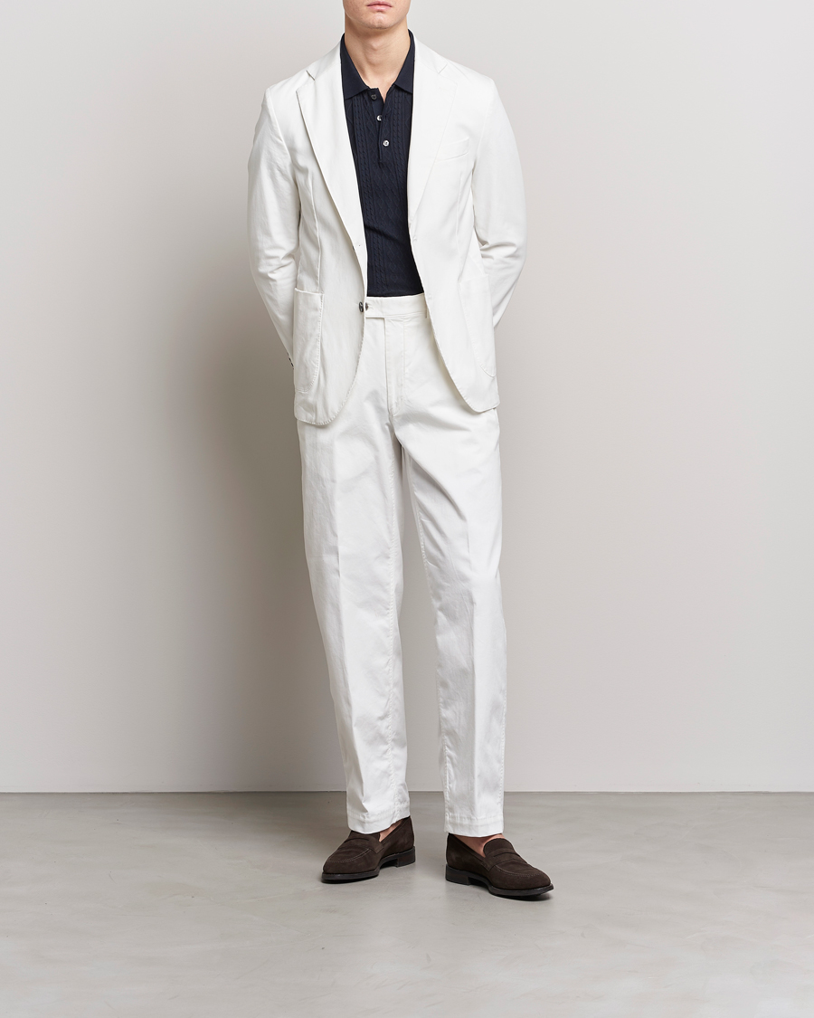 Homme | Blazers | Oscar Jacobson | Egel Cotton Blazer White