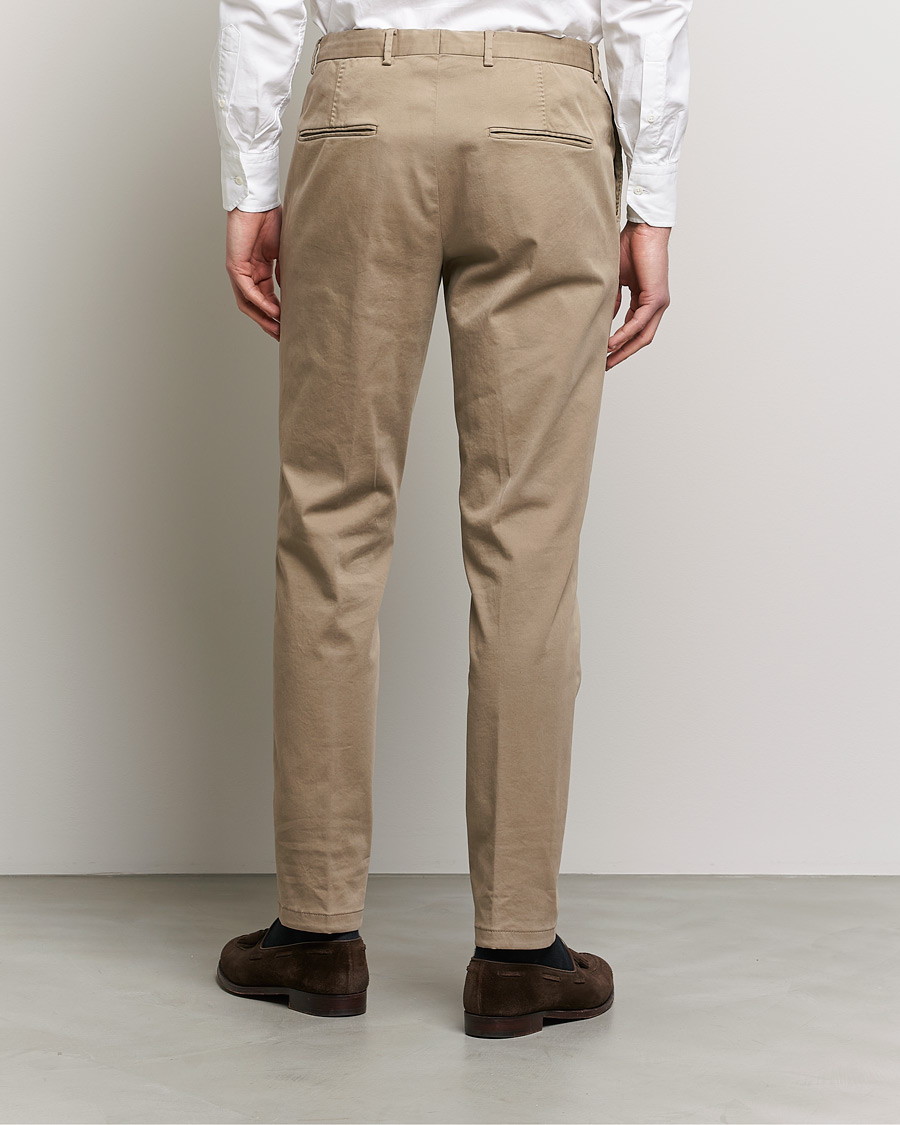 Homme | Pantalons | Oscar Jacobson | Denz Casual Cotton Trousers Beige
