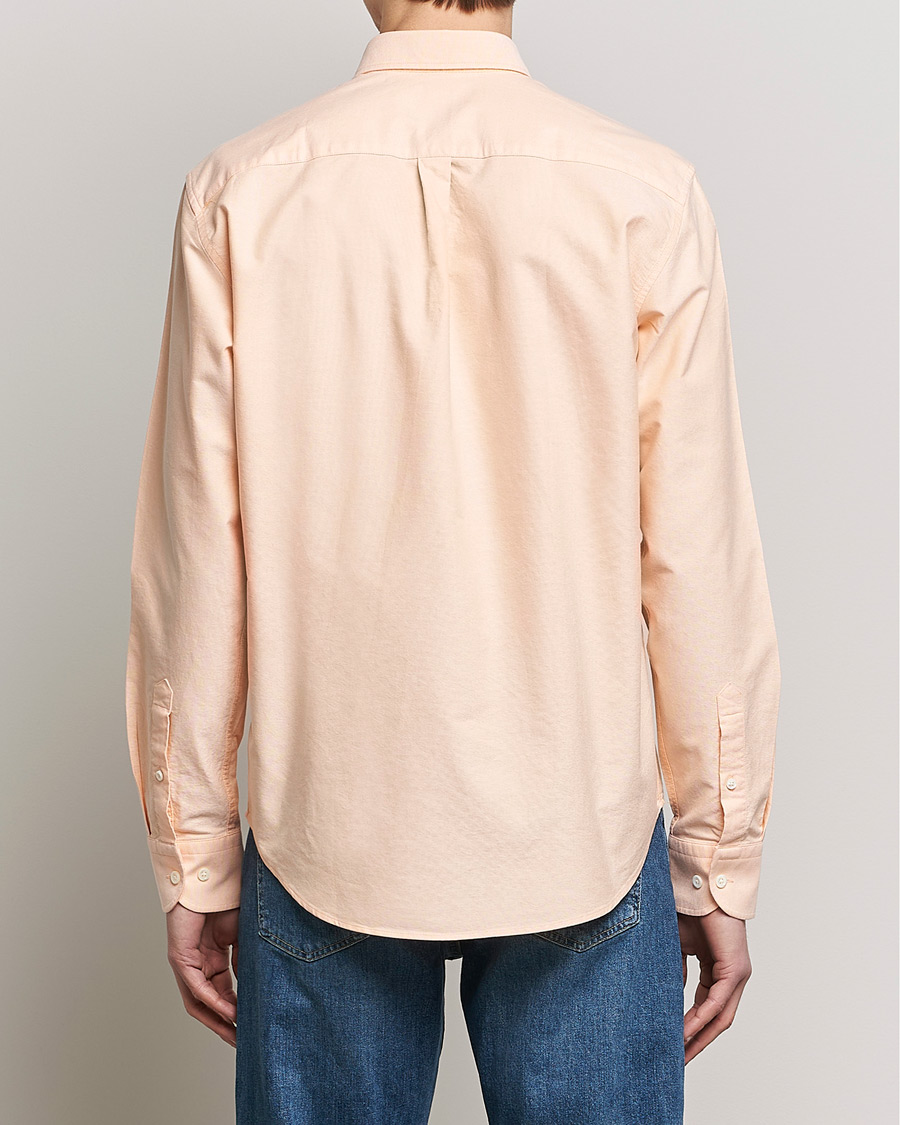 Homme | Chemises | Oscar Jacobson | Regular Fit Button Down Oxford Shirt Orange