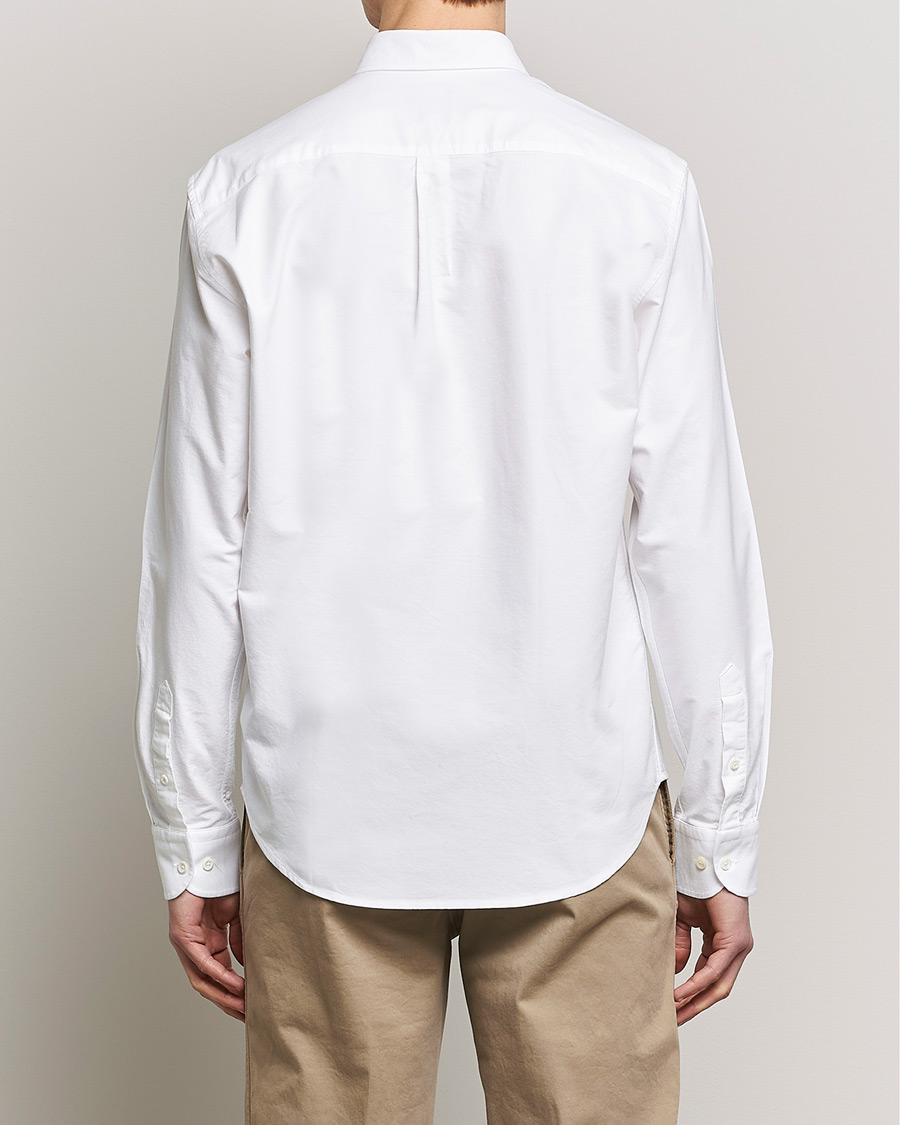 Homme | Chemises | Oscar Jacobson | Regular Fit Button Down Oxford Shirt White