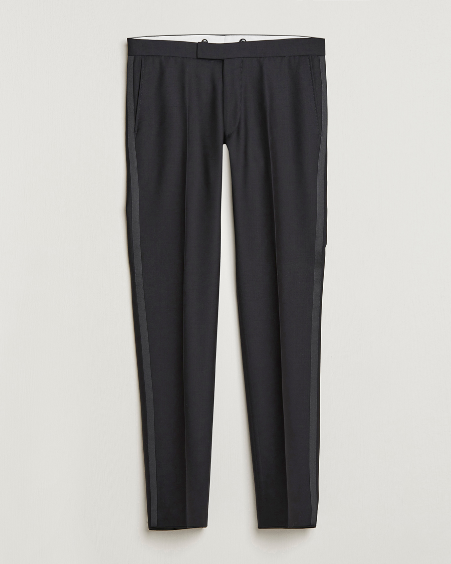 Homme | Pantalons | Oscar Jacobson | Denz Tuxedo Trousers Black