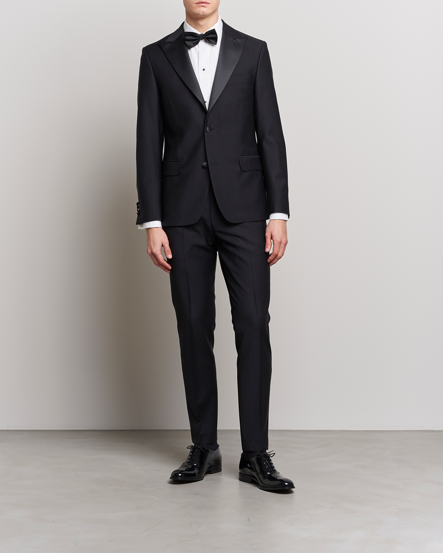 Homme | Pantalons | Oscar Jacobson | Denz Tuxedo Trousers Black