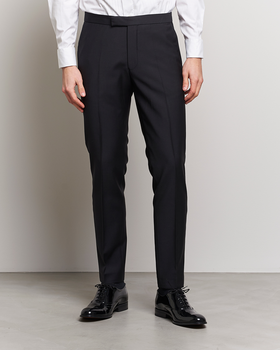 Homme | Pantalons | Oscar Jacobson | Denz Tuxedo Trousers Black