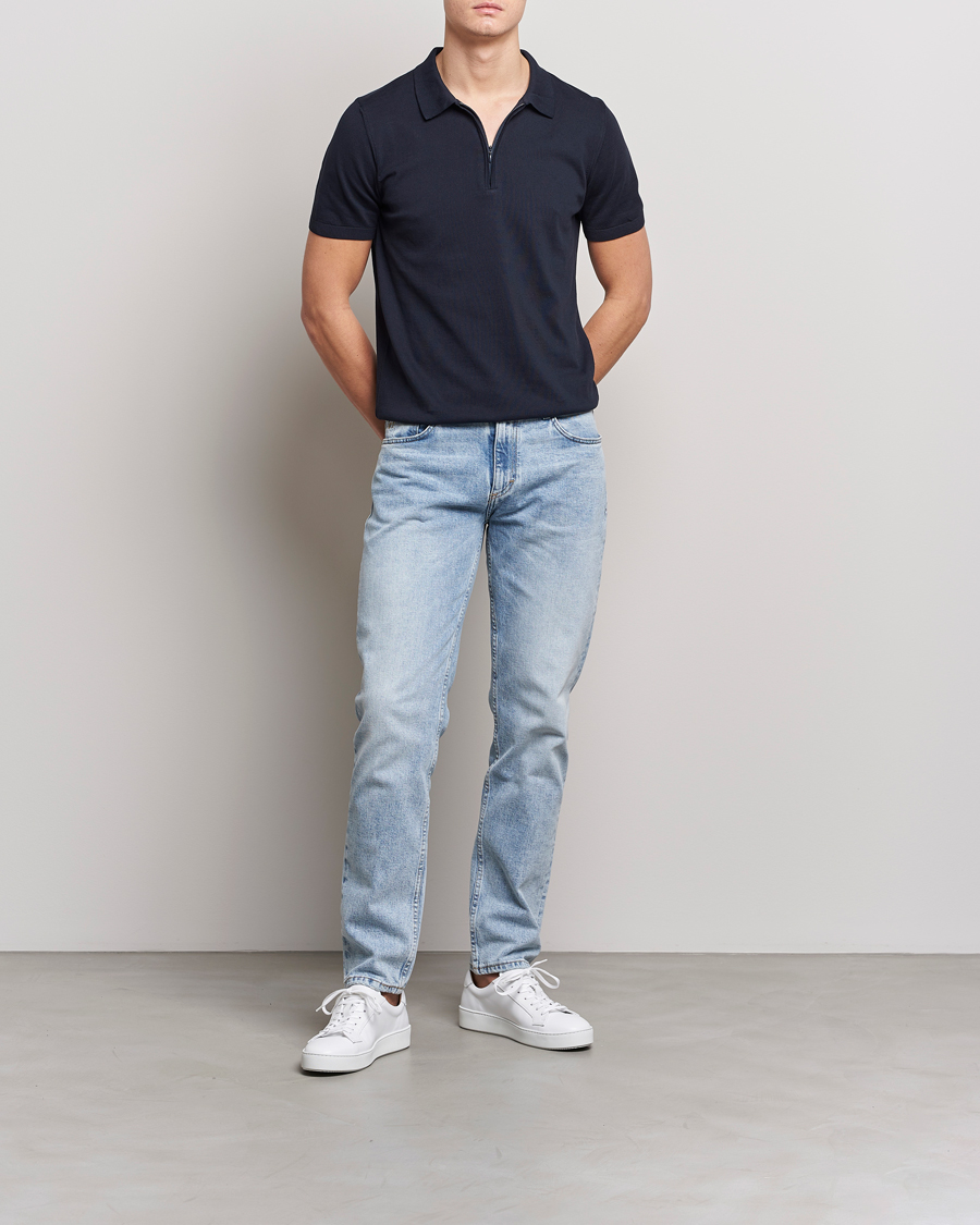 Homme | Jeans | Oscar Jacobson | Albert Cotton Stretch Jeans Light Wash