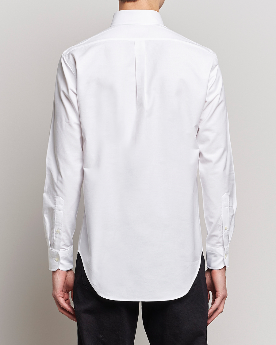 Homme | Chemises | Kamakura Shirts | Slim Fit Oxford BD Shirt White