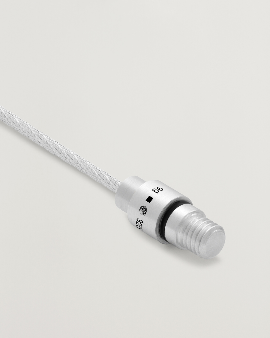 Homme | LE GRAMME Triptych Cable Bracelet Brushed Sterling Silver 9g | LE GRAMME | Triptych Cable Bracelet Brushed Sterling Silver 9g