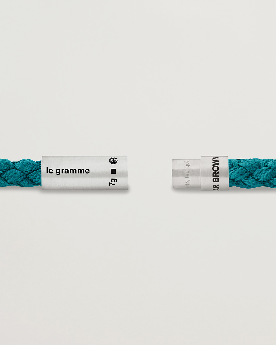Homme | LE GRAMME x Orlebar Brown Nato Bracelet Navy/Teal | LE GRAMME | x Orlebar Brown Nato Bracelet Navy/Teal