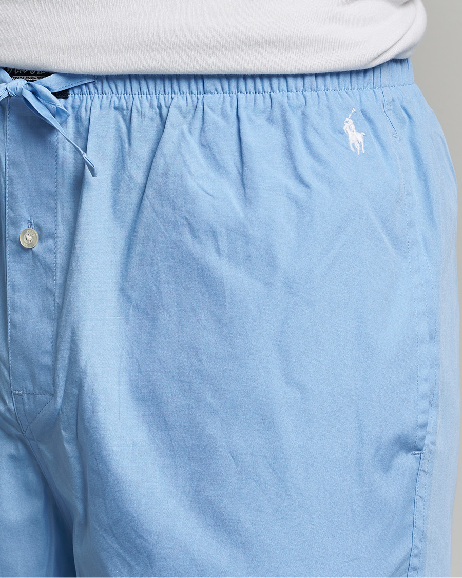 Homme | Peignoirs Et Pyjamas | Polo Ralph Lauren | Cotton Short Pyajama Set Solid Austin Blue