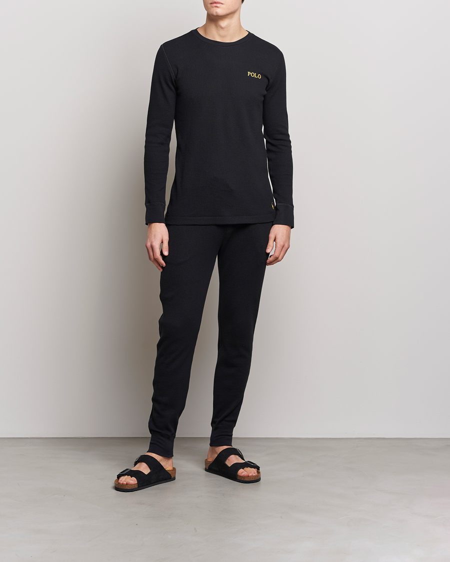 Homme | Pantalons | Polo Ralph Lauren | Waffle Sweatpants Black