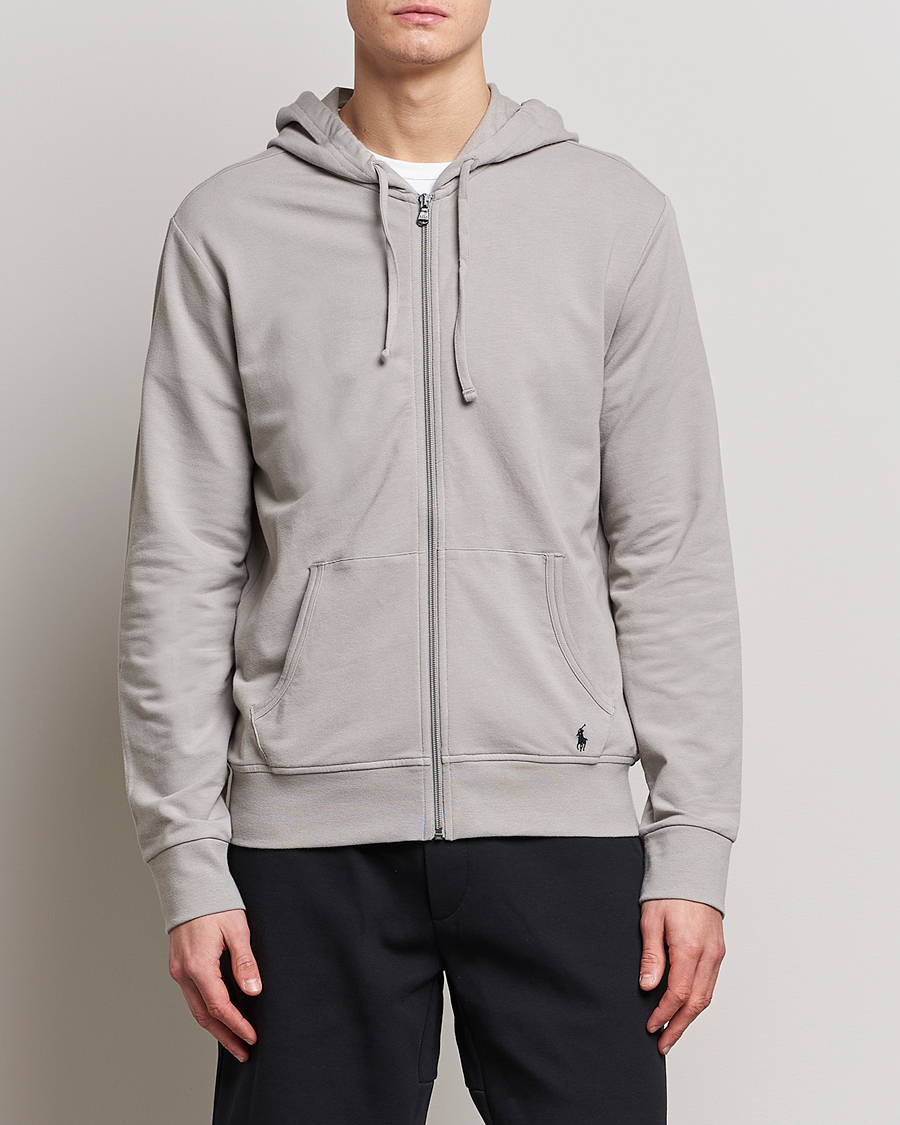 Homme | Pulls Et Tricots | Polo Ralph Lauren | Cotton Jersey Long Sleeve Hoodie Grey Frog