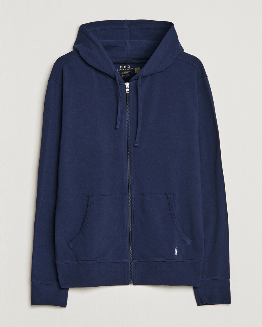 Homme | Pulls Et Tricots | Polo Ralph Lauren | Cotton Jersey Long Sleeve Hoodie Cruise Navy
