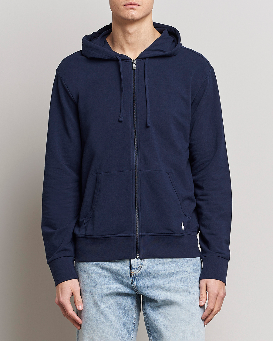 Homme | Pulls Et Tricots | Polo Ralph Lauren | Cotton Jersey Long Sleeve Hoodie Cruise Navy