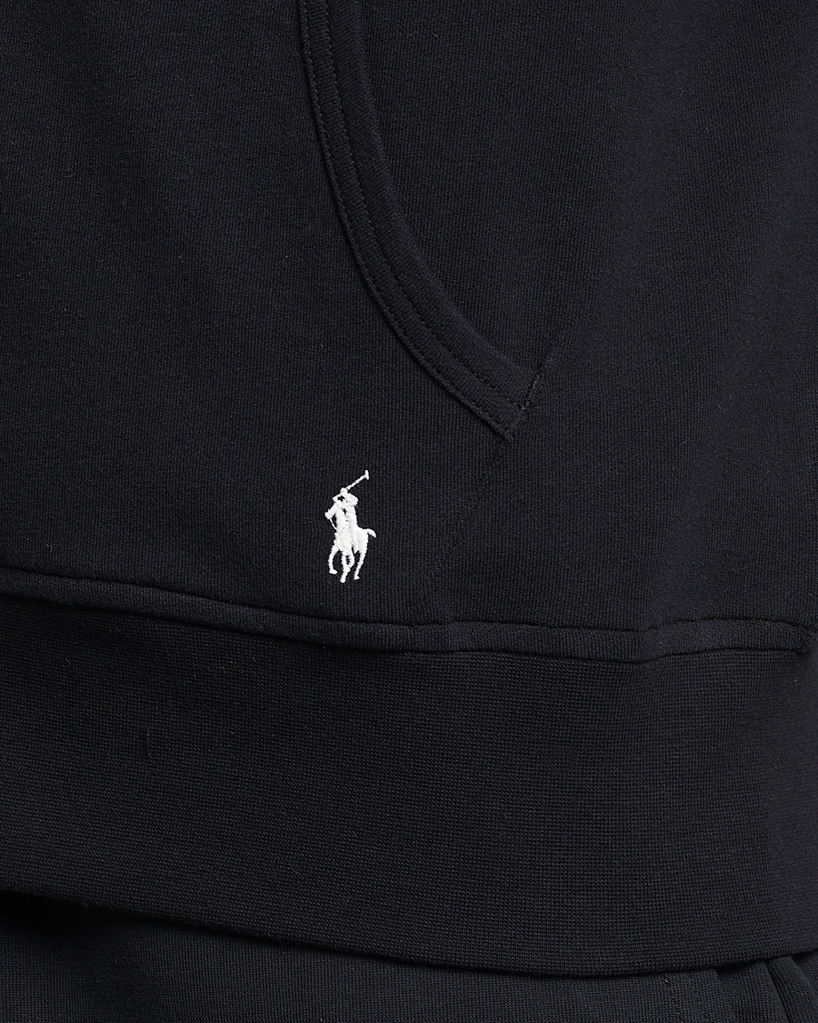 Homme | Pulls Et Tricots | Polo Ralph Lauren | Cotton Jersey Long Sleeve Hoodie Polo Black