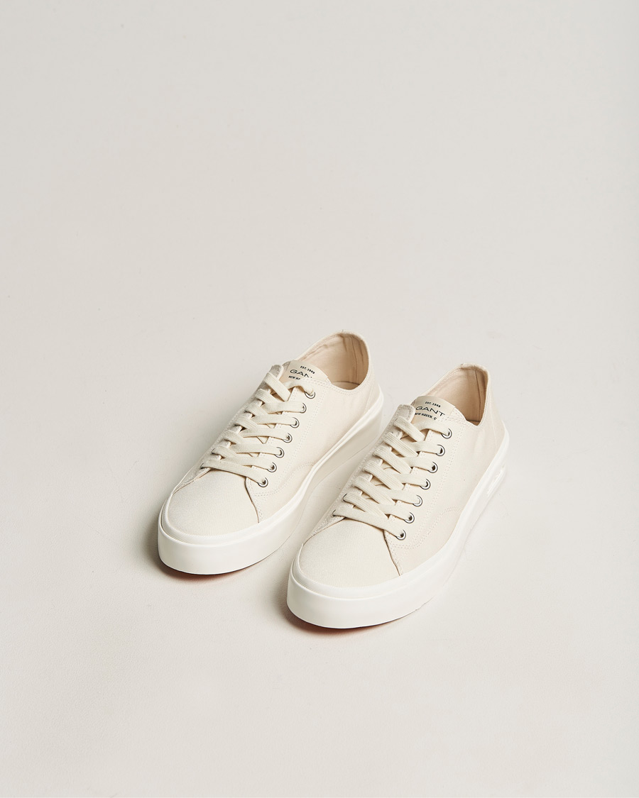 Homme | GANT Prepbro Canvas Sneaker Off White | GANT | Prepbro Canvas Sneaker Off White