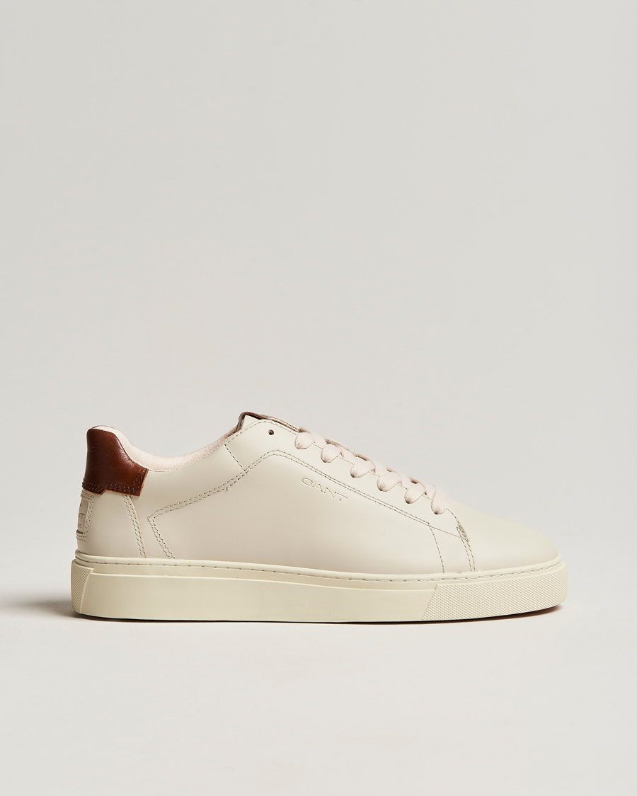 Homme | GANT Mc Julien Leather Sneaker Light Beige/Cognac | GANT | Mc Julien Leather Sneaker Light Beige/Cognac