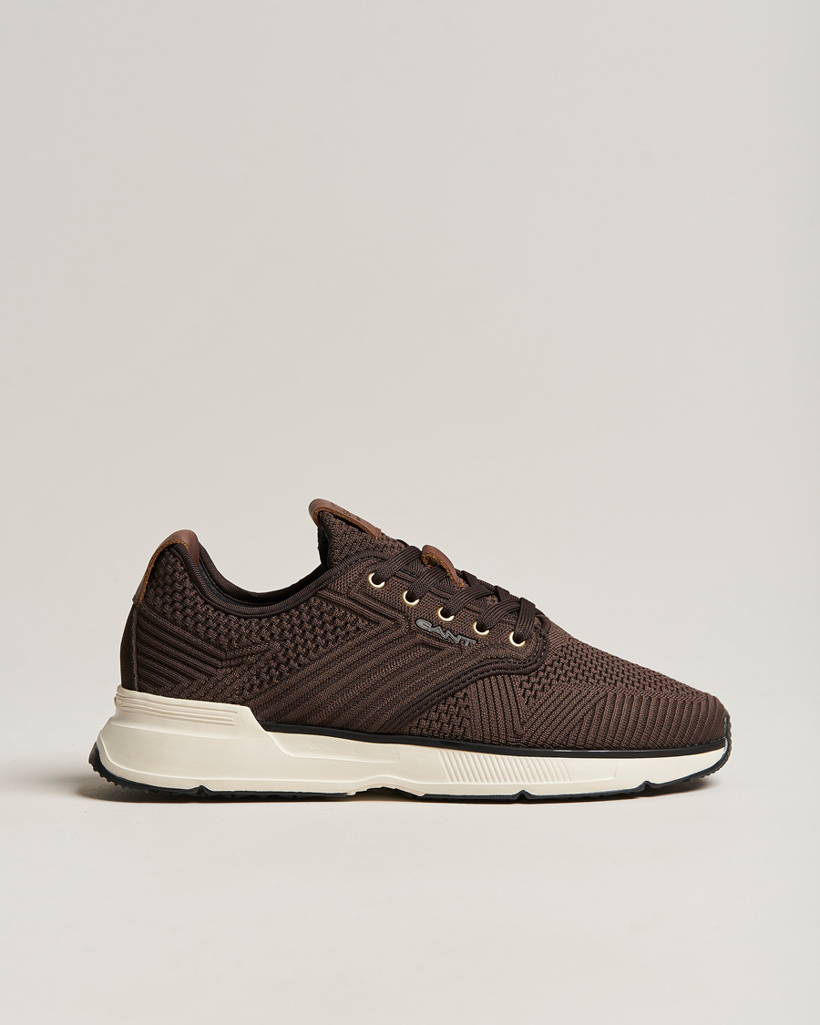 Homme | GANT Beeker Mesh Sneaker Dark Brown | GANT | Beeker Mesh Sneaker Dark Brown
