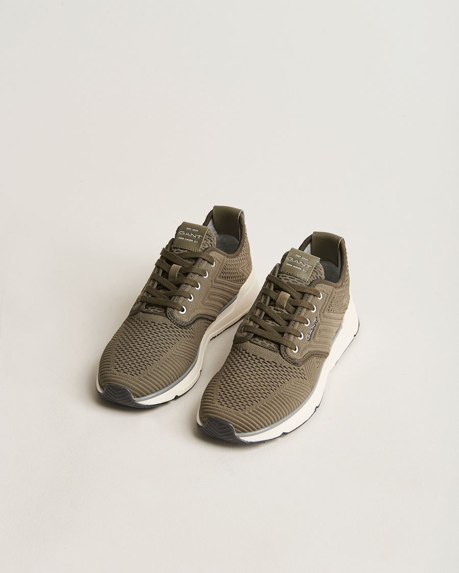 Homme | GANT Beeker Mesh Sneaker Ivy Green | GANT | Beeker Mesh Sneaker Ivy Green