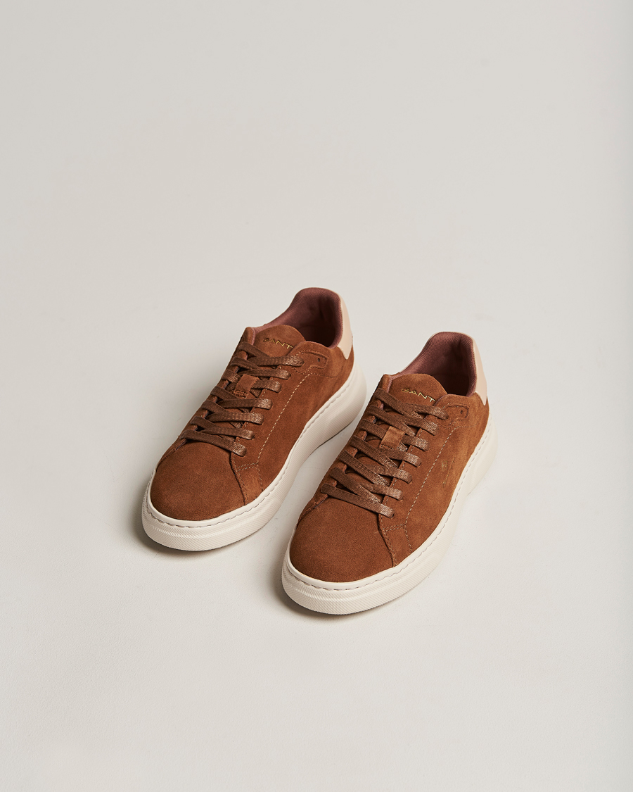 Homme | GANT Joree Lightweight Suede Sneaker Cognac | GANT | Joree Lightweight Suede Sneaker Cognac