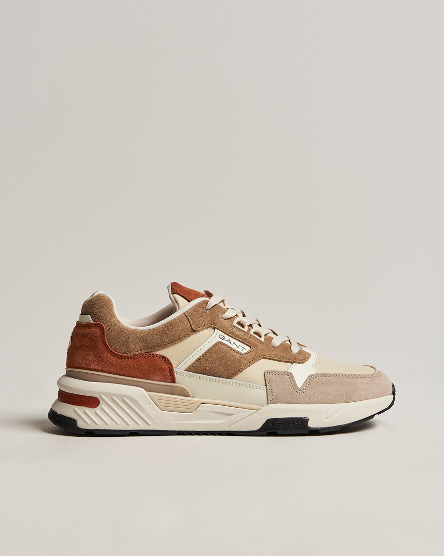 Homme | GANT Carst Running Sneaker Beige/Earth | GANT | Carst Running Sneaker Beige/Earth