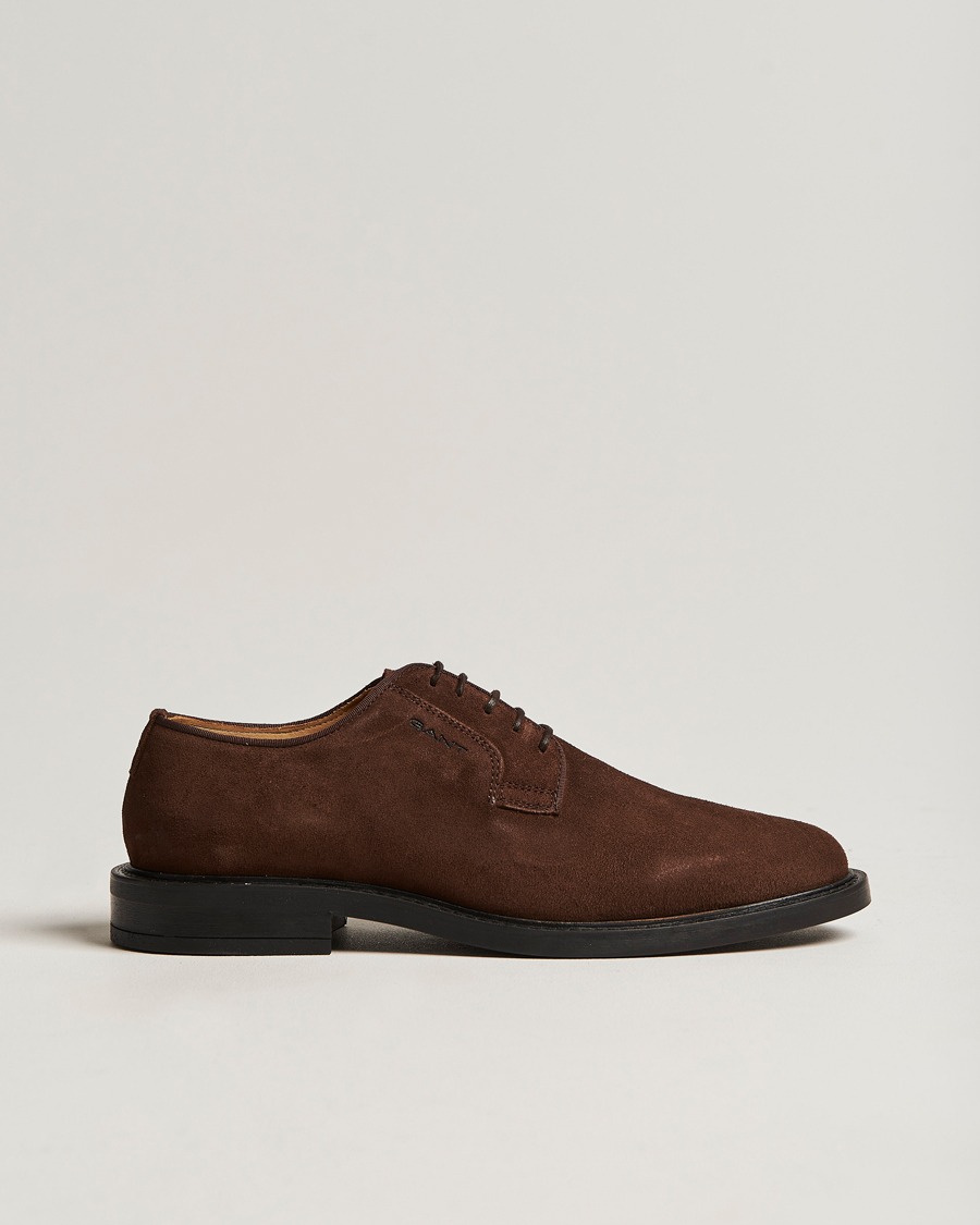 Homme | GANT St Akron Suede Derby Dark Brown | GANT | St Akron Suede Derby Dark Brown