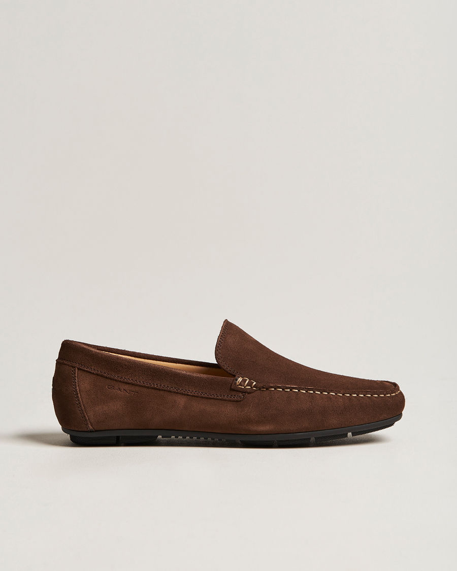 Homme | GANT Mc Bay Suede Car Shoe Dark Brown | Gant | Mc Bay Suede Car Shoe Dark Brown