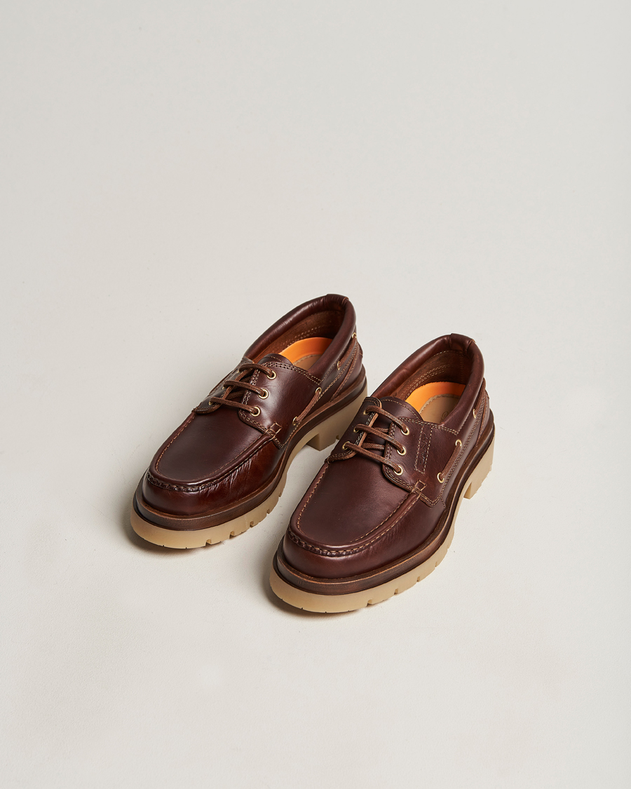 Homme | GANT Zeamee Leather Boat Shoe Cognac | GANT | Zeamee Leather Boat Shoe Cognac