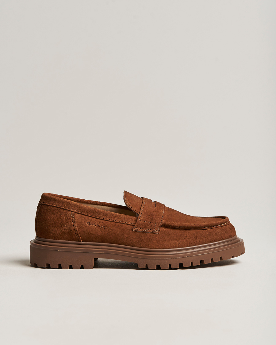 Homme | GANT Jackmote Suede Loafer Cognac | GANT | Jackmote Suede Loafer Cognac