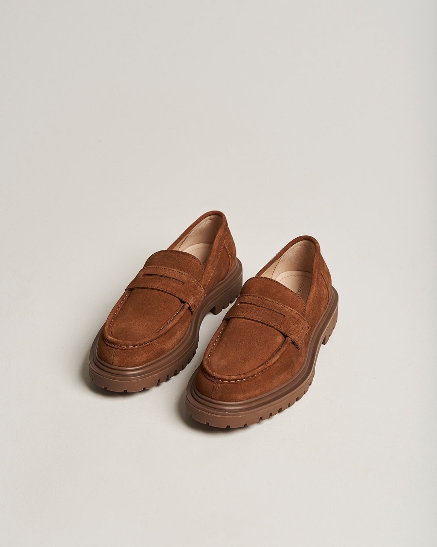 Homme | GANT Jackmote Suede Loafer Cognac | GANT | Jackmote Suede Loafer Cognac