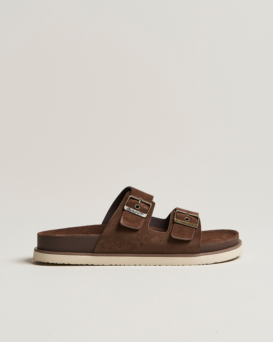 Homme | GANT Palbuddy Suede Sandal Tobacco Brown | Gant | Palbuddy Suede Sandal Tobacco Brown