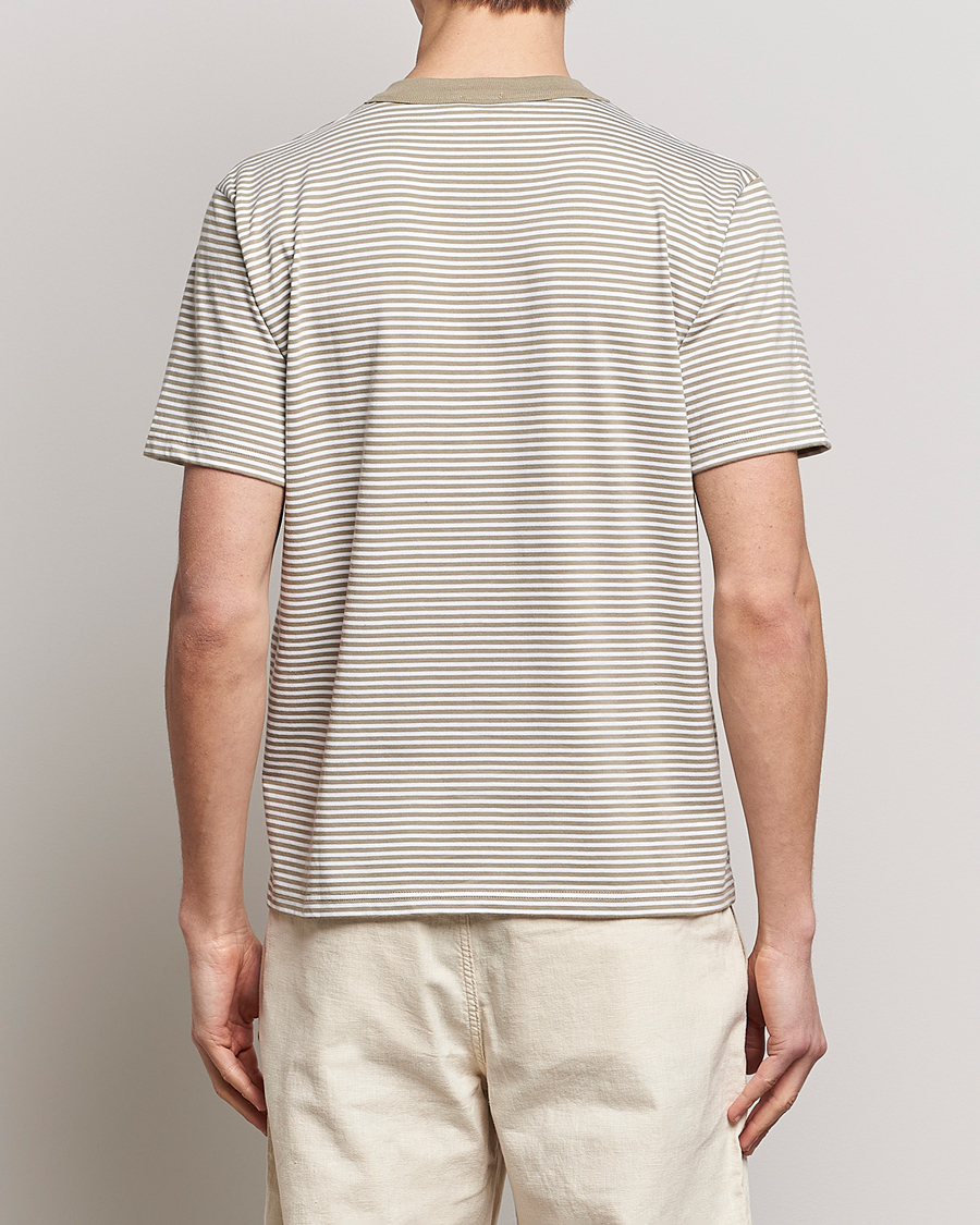 Homme | T-shirts | Armor-lux | Héritage Stripe T-Shirt Blanc/Argile