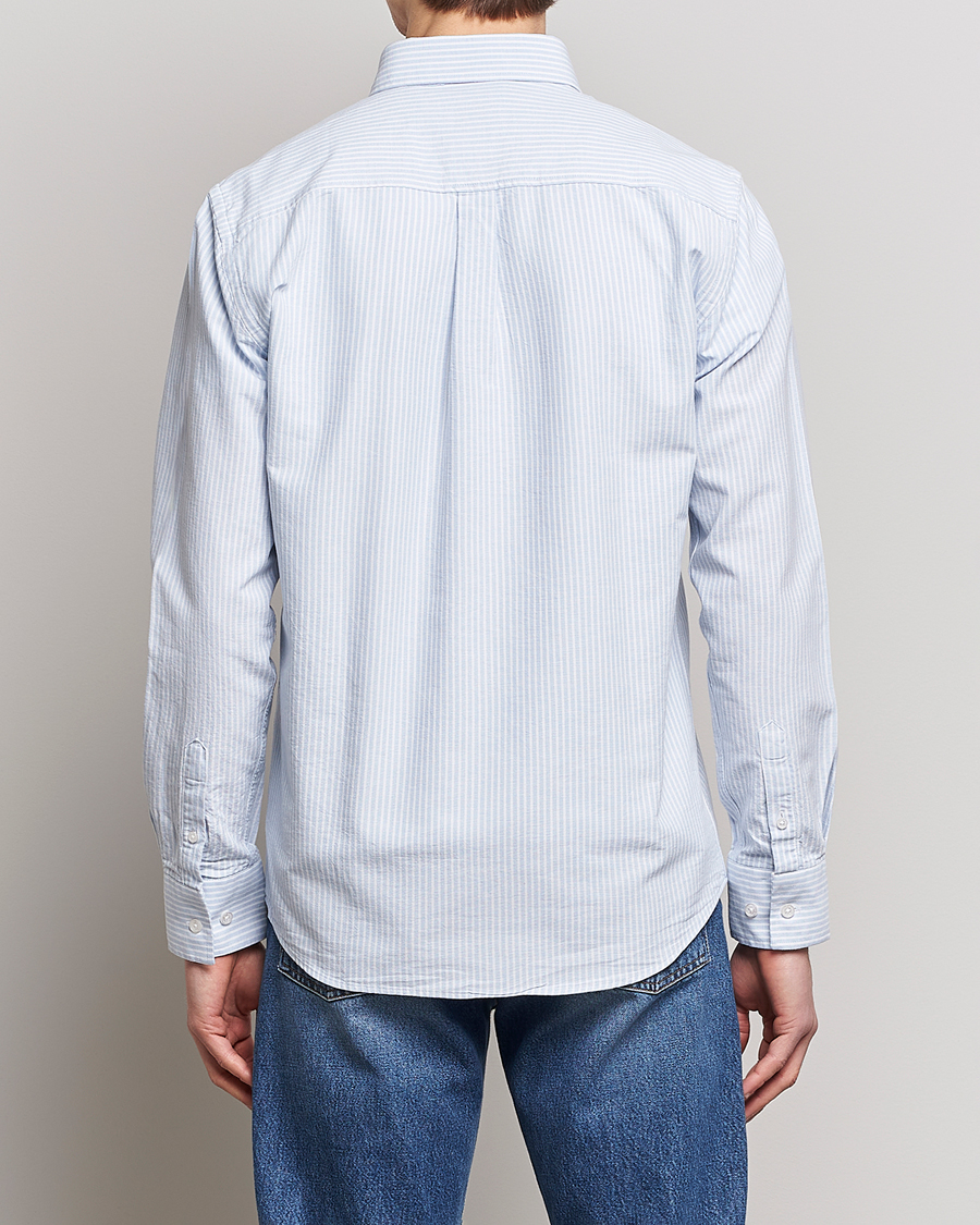 Homme | Chemises | Armor-lux | Chemise Oxford Shirt Blue/Milk