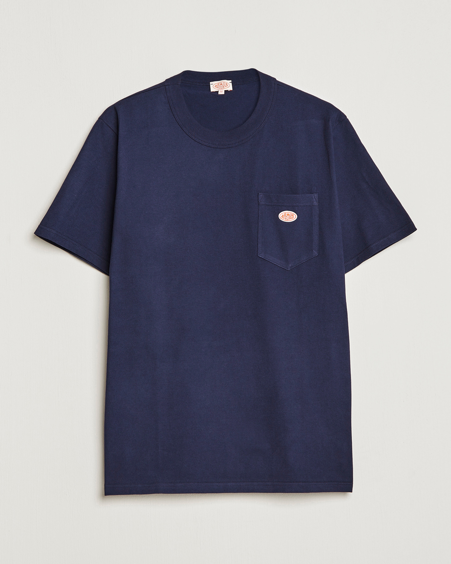 Homme | T-shirts | Armor-lux | Callac Pocket T-Shirt Navy