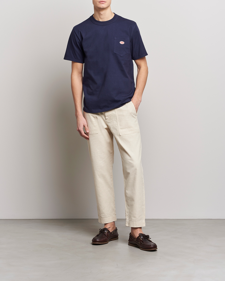 Homme | T-shirts | Armor-lux | Callac Pocket T-Shirt Navy
