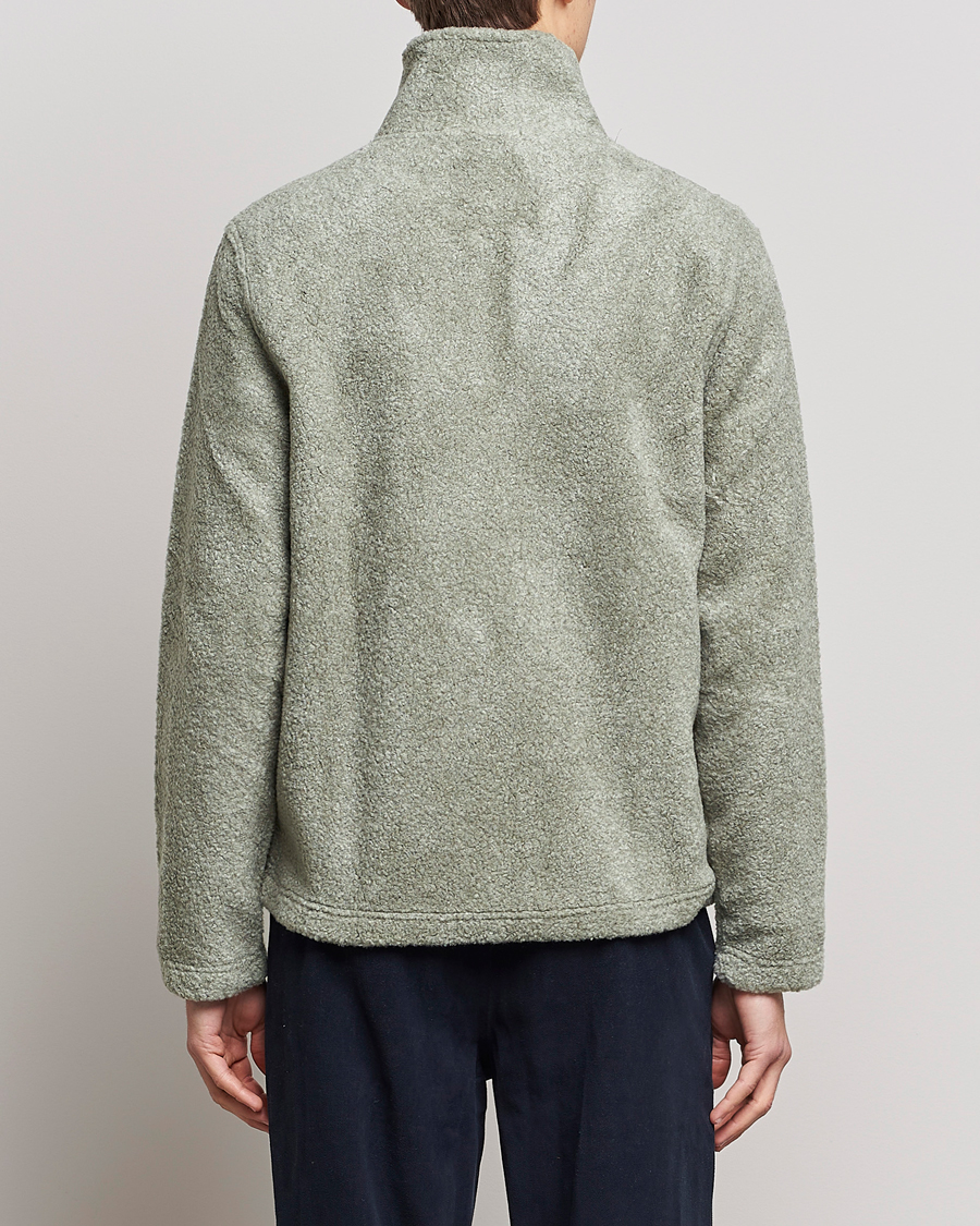 Homme | Pulls Et Tricots | NN07 | Nil Pile Full Zip Jacket Forest Mint