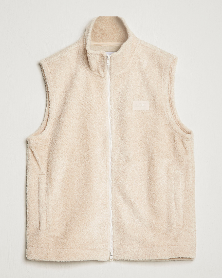 Homme | Pulls Et Tricots | NN07 | Nil Pile Vest Ecru